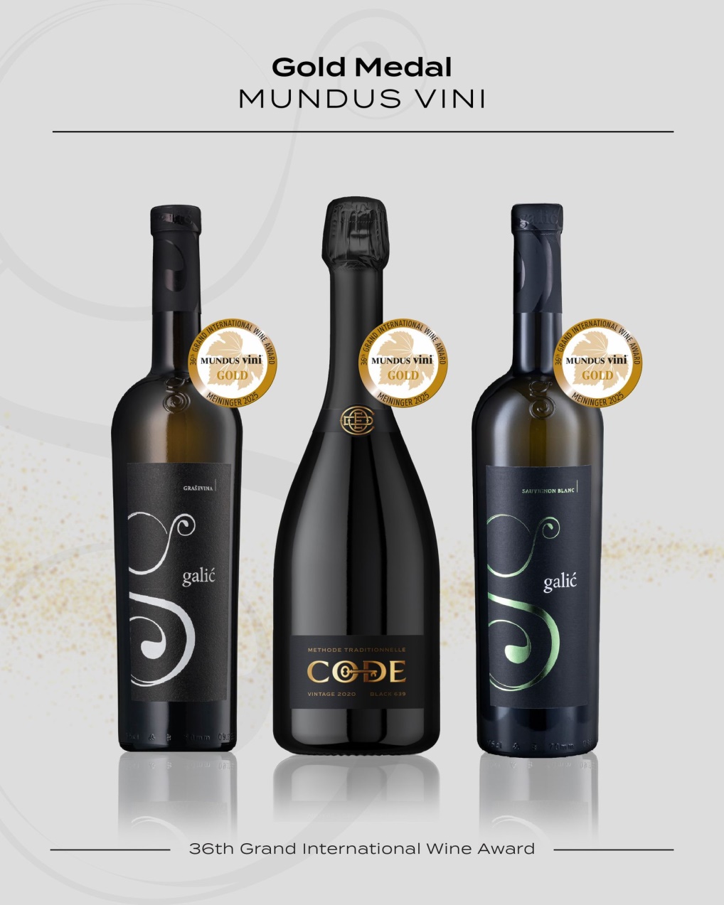TRI ZLATNE MEDALJE ZA VINARIJU GALIĆ NA MEĐUNARODNOM NATJECANJU