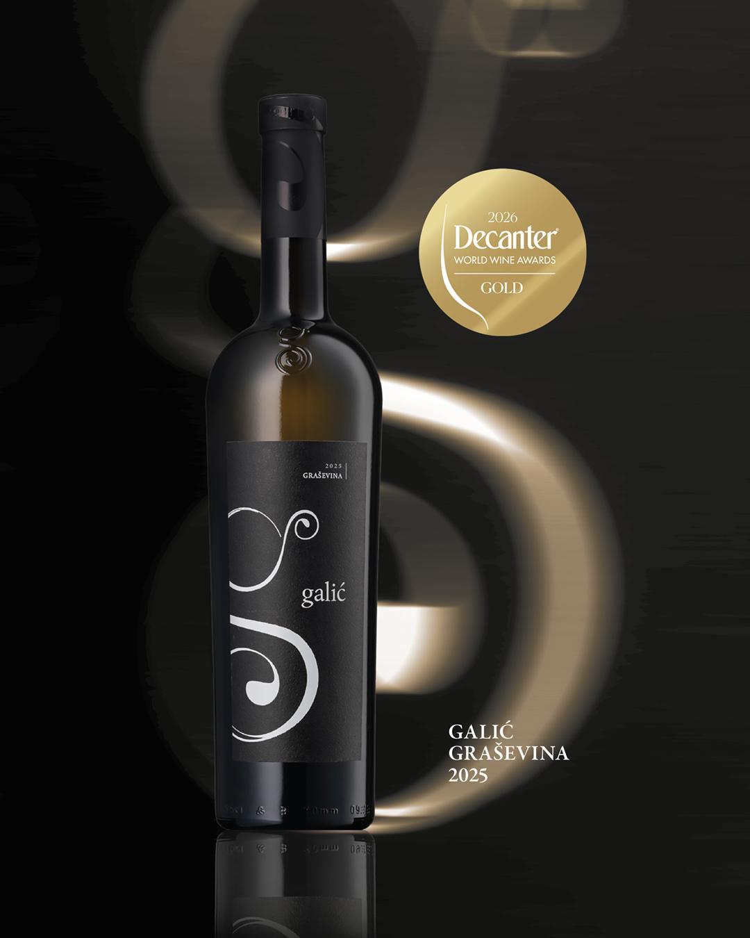 Galic Grasevina 2025 Decanter gold